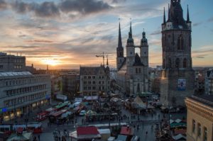 Sonnenuntergang Halle Zahnarzt Roger Barz