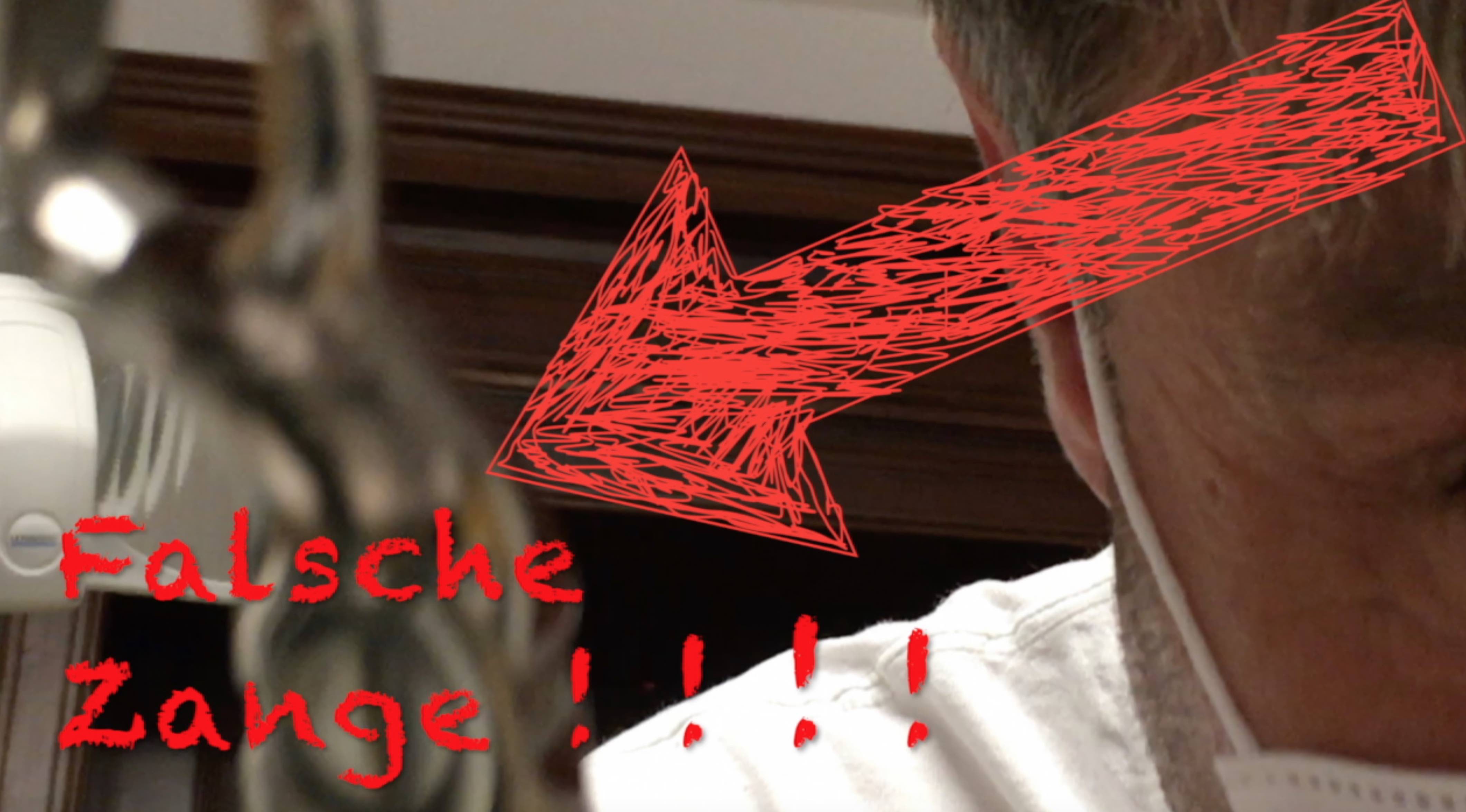 Falsche Zange im Film Zahngesundheit Halle