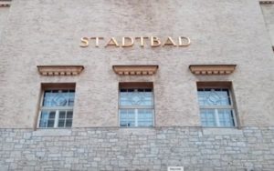 Stadtbad Außenansicht Zahnarztpraxis Roger Barz