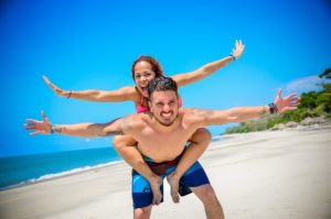 Paar am Strand Zahnarztpraxis Roger Barz